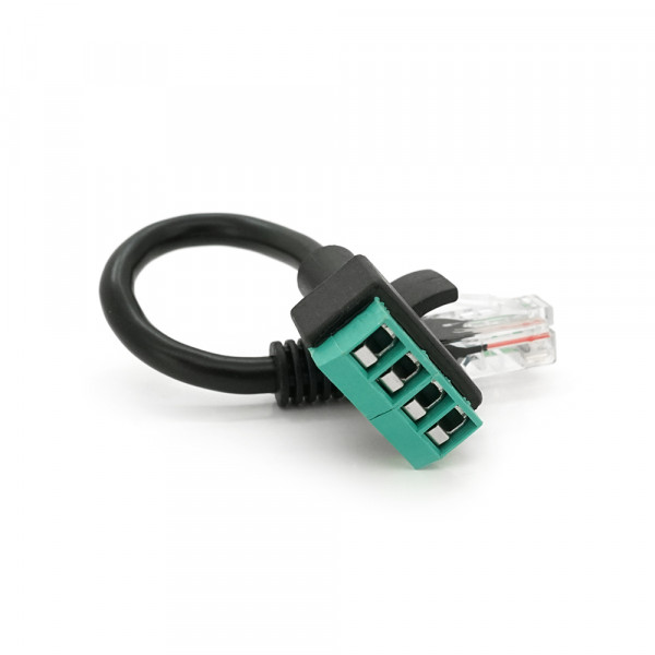 Роз'єм для підключення RJ-45(M) (4 контакти) з клемами під кабель Q100