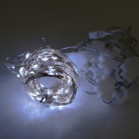 Гірлянда 200LED Штора (White), USB+пульт, мідний провід, 8 режимів, 3*2метри, прозора ізоляція, BOX