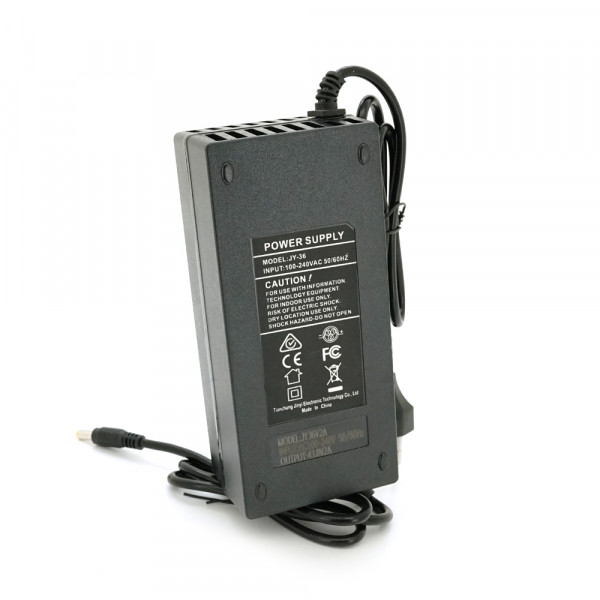 Зарядний пристрій Jinyi для акумуляторів LiFePo4 36V(43.8V),12S,2A,штекер 5.5*2.5,з індикацією,BOX