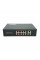 POE комутатор Merlion 8 POE 10/100 + 2 RJ45 10/100/1000 + вбудований блок живлення 52V 2.3A