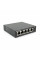 Комутатор POE 48V Mercury S105P 48V 5 портів Ethernet 10/100 Мбіт / сек, БП в комплекті, BOX Q200