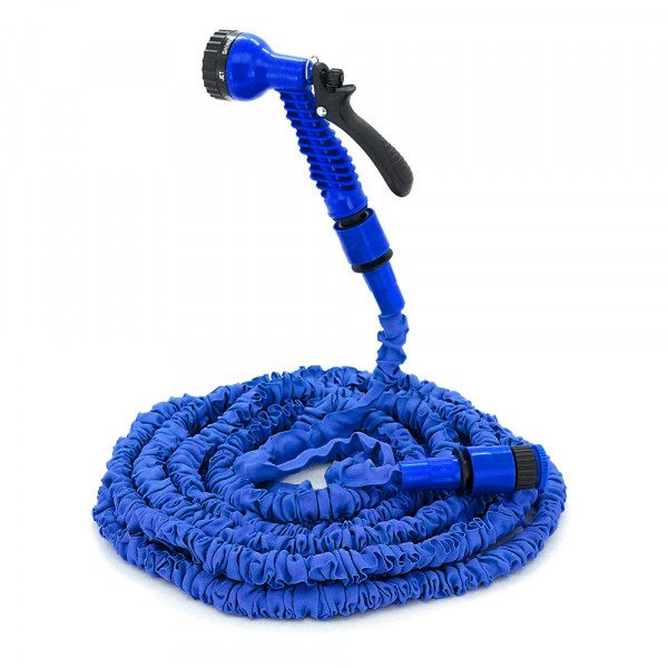Шланг Садовий 7.5-22,5м/75ft + розпилювач, насадка на кран, Blue/Green, Box