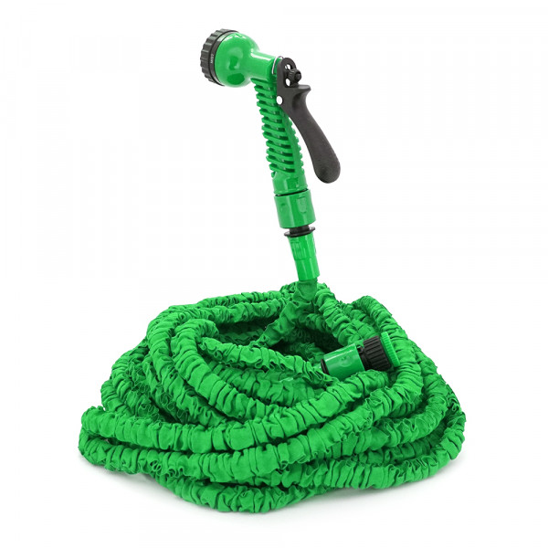 Шланг Садовий 15-45м/150ft + розпилювач, насадка на кран, Blue/Green, Box