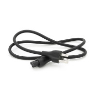 Кабель живлення USA 1m, 0.5mm, PC-184/2 B-C5 для ноутбука (американський роз'єм), Black, OEM Q25