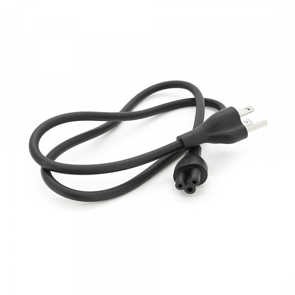 Кабель живлення USA 1m, 0.5mm, PC-184/2 B-C5 для ноутбука (американський роз'єм), Black, OEM Q25