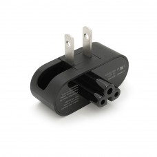 Перехідник складаний, m-m, американка\3pin, Black, BOX