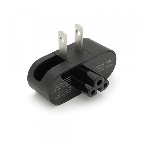 Перехідник складаний, m-m, американка\3pin, Black, BOX