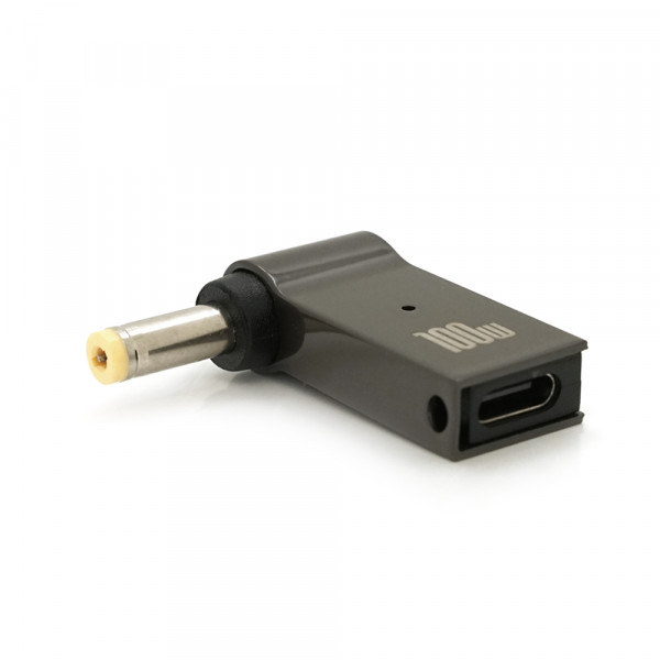 Перехідник HP Туре-С(F)-4.8*1.7(M), 100W