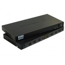 Активний HDMI сплітер 1=>8 порту, 3D, 1080Р, 4Kx2K, 1,4 версія, DC5V/2A Q20, Box