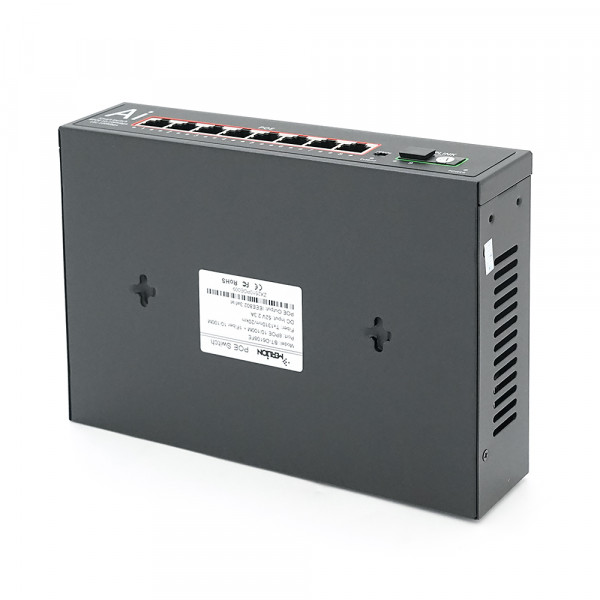 POE комутатор Merlion 8 POE 10/100 + 1Single Fiber Tx1310nm 20km + вбудований блок живлення 52V 2.3A