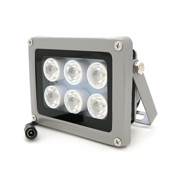 Прожектор спрямований з сутінковим датчиком YOSO 12V 8W, 6LED, IP66, кут огляду 60 °,робоча відстань до 30м, 113*84*86мм, BOX