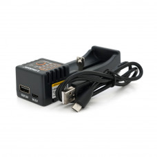 ЗУ універсальне Liitokala Lii-100, 1 канал, LED дисплей, USB, підтримує Li-ion, Ni-MH та Ni-Cd AA (R6), ААA (R03), AAAA, С (R14)