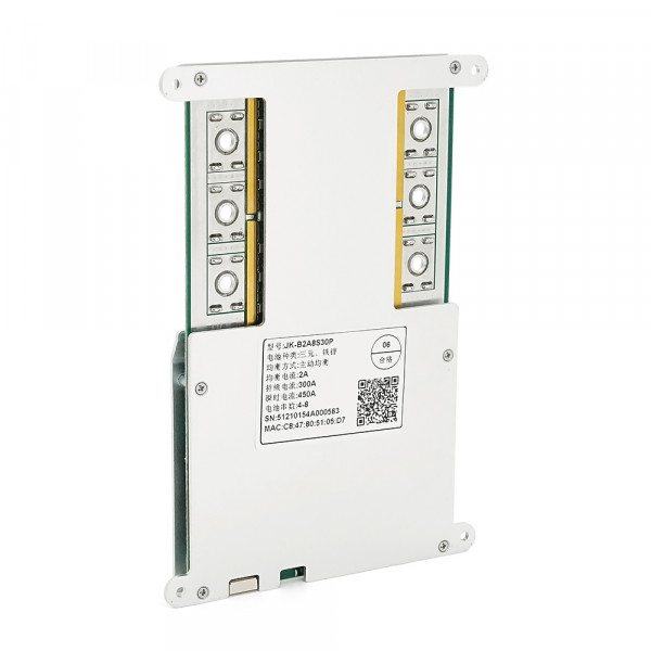 BMS плата JK-B2A8S30P Li-Ion/LiFePo4/LTO 3S-8S, 300A, CAN/RS485, 0.3mΩ, Bluetooth, Ballance 2A, підігрів + кнопка