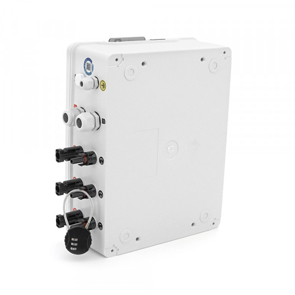 Комбінатор для сонячних систем YRPVB-3/1CB DC1000V з блискавкозахистом (3 входи/1 вихід) (струм 32А 1000В)