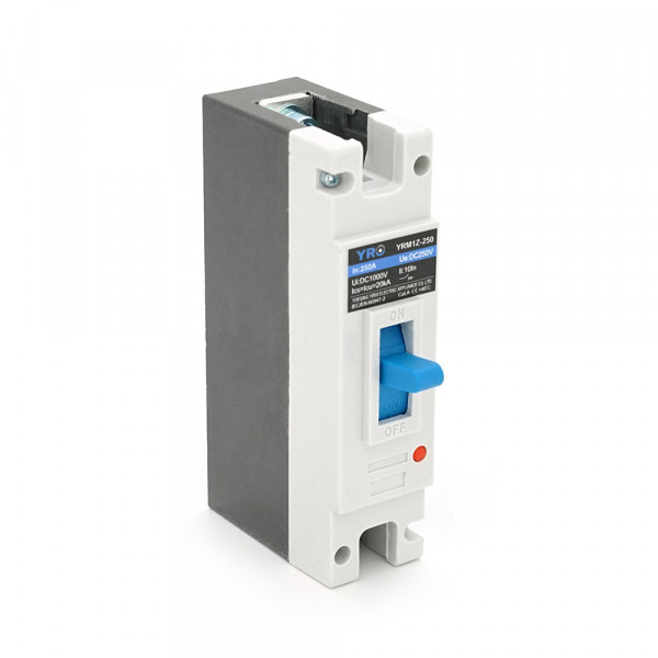 Однополюсний автомат постійного струму YRM1Z-250 DC MCCB 1P 250A 250VDC, 2 штуки в упаковці, ціна за 1 штуку