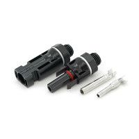 Коннектор для щитка MC4 PV-LTM4 1000V, <30A, луджений-мідний під затискач, U-подібний, під перетин 2,5-6 мм², PANEL TYPE. IP68, -40℃--+85℃, Q400 Black