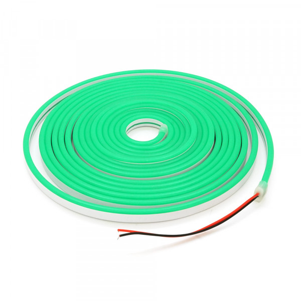 Стрічка світлодіодна в силіконі 3528, 12V, 5 метрів, IP67, Green