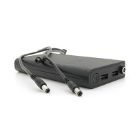 ДБЖ UPS-24W DC1024P для роутерів, Output: USB 5V/2A, DC9V,2.7A/12V,2A, 14000mAh(7*2000mAh), 155х75х23мм, 460грам, Black, BOX
