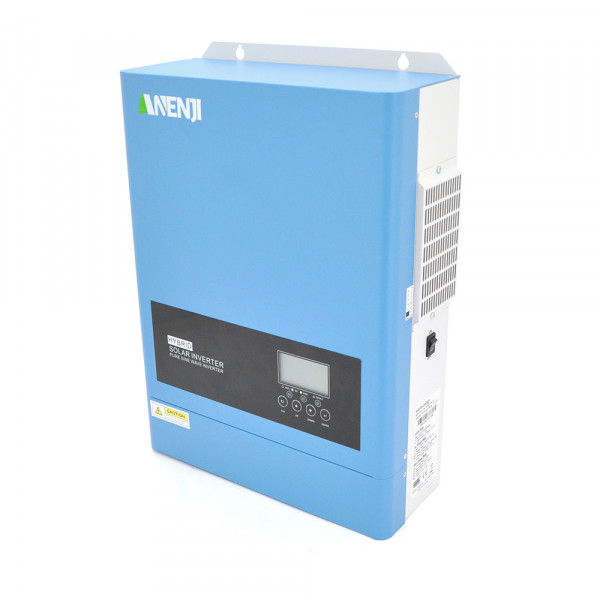 Гібридний інвертор ANENJI ANJ-6200W-48V-WIFI, 6200W, 48V, charge 80A(max), 170-280V, МРРТ60-500VDC, RS485. RS232, WiFi,  482x290x113mm, 10 kg, Q1