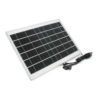 Сонячна панель 12W. Напруга 6В. Струм 2А. Вихід USB-A, mini-USB, micro-USB, DC 5.5×2.5 мм, DC 2.5×0.7 мм. 355×247×15 мм. 620 р.