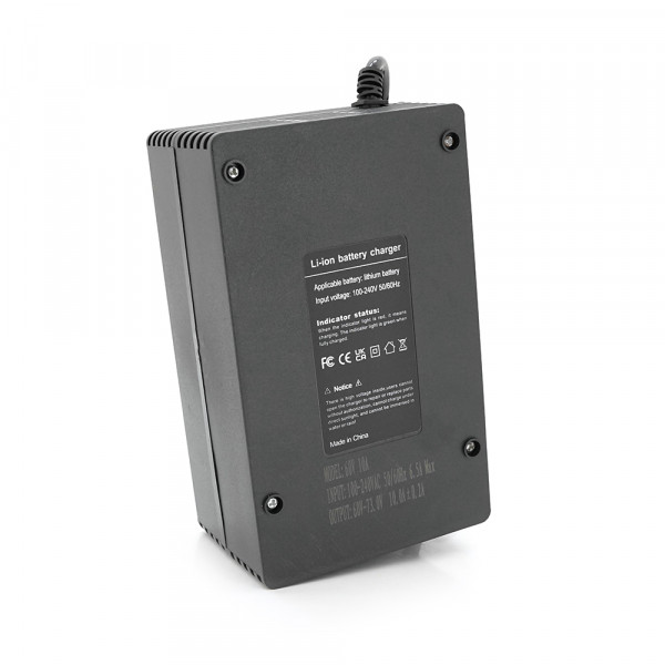 Зарядний пристрій для акумуляторів LiFePo4 60V(73V),20S,10A,750W, індикація, 220х122х86mm, 1.5kg