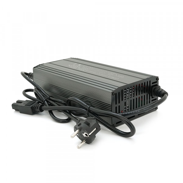 Зарядний пристрій для акумуляторів Li-Ion 36V(42V),10S,10-15A, штекер Triangle plug (T-tipe/C13/IEC). 185x88x60mm