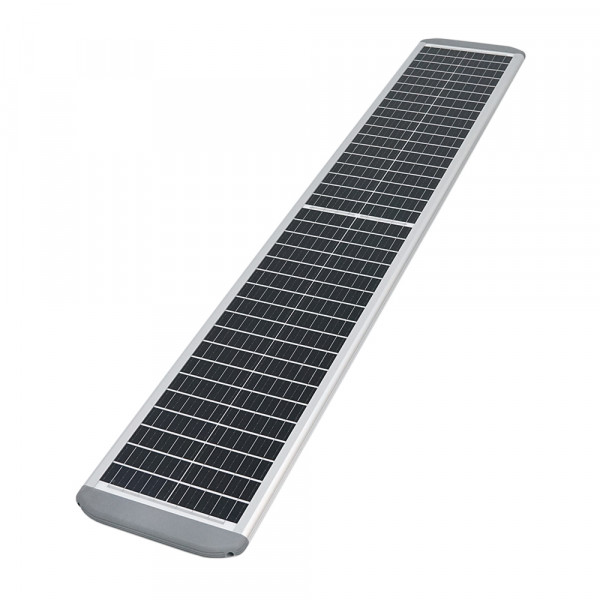 SOLAR LED-ліхтар Anern AN-SLV-120W, 120W,18V 140W,486LED,768WH LiFePO4, 210lm/w, 120°, заряд 8 ч, разряд 4 часа, IP66. Aluminium +PMMА 1960*382*100mm
