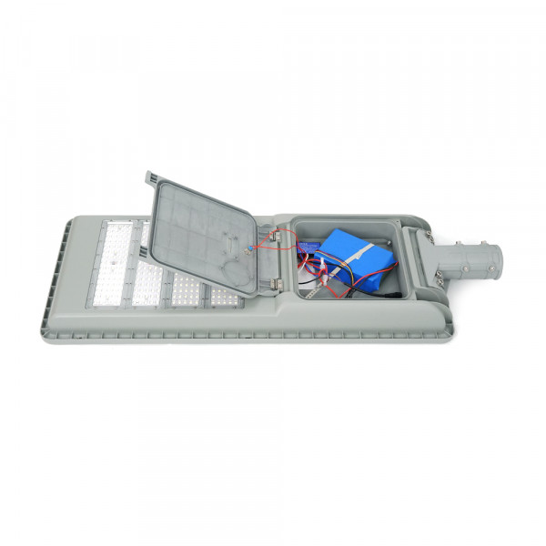 SOLAR LED-ліхтар Anern AN-ISSL-C-100W, 100W,18V 50W, 288LED, 192WH LiFePO4, 150lm/w, 120°, заряд 6 ч, разряд 3 часа, IP66. Алюминий, 960*360*100мм