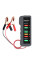 Тестер для акумуляторних батарей BM-310 + крокодили, 12V, LED