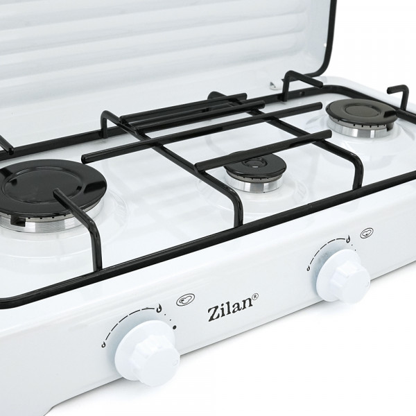 Газова плита Zilan ZLN0032, 3 комфорки, White
