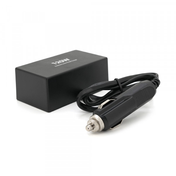 АЗУ розгалужувач Olesson 1522, 12V-2*12V+USB, Black, Blister