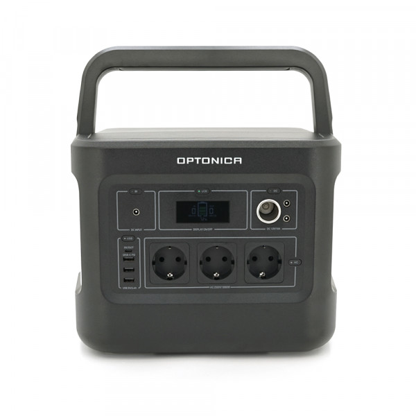 Зарядна станція Optonica B1000-A1. Об'єм 1036.8Wt/h, Потужність 1000W. Out:AC230, 2хDC13.3V/10A, USB-3x5V/2.4A, Type-C 100W(PD), 332х245х255мм. 9.1кг