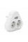Розетка трійник із заземленням F203-White, 2 розетки+2USB+1Type-C, 2500W, 10A, 110-250V~Max, Blister