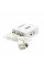 Конвертер Mini, AV to VGA, ВХІД 3RCA(мама) на ВИХІД VGA(мама), 720P/1080P, White, BOX