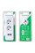 Розетка трійник із заземленням F102-White, 2 розетки+3USB(1А), 2500W, 10A, 110-250V~Max, Blister