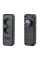 Розетка трійник із заземленням F102-Black, 2 розетки+3USB(1А), 2500W, 10A, 110-250V~Max, Blister