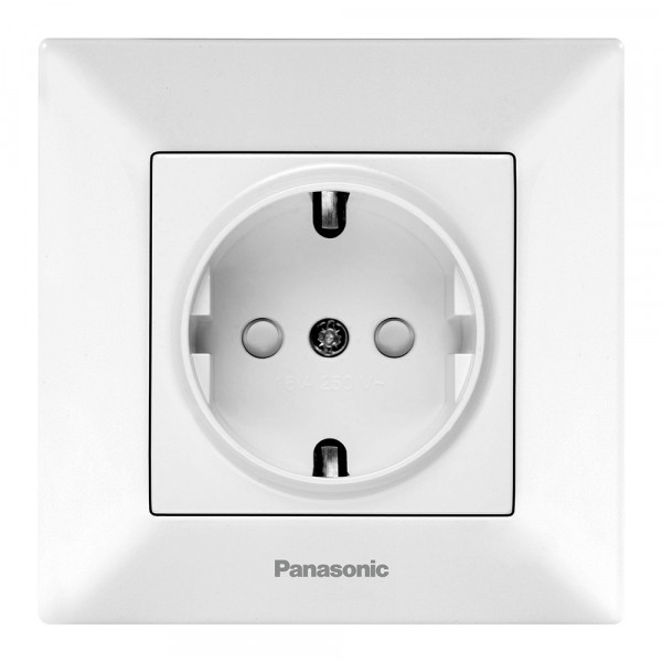 Розетка трійник із заземленням F101-Black, 3 розетки, 2500W, 10A, 110-250V~Max, Blister