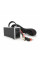 АЗУ врізне 60W-D01T03-Fuse, PD+QC, Type-C: 30W, USB: 30W, LED підсвічування, комплект проводів під паяння з запобіжником, 33x22х58mm, Black