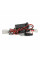 АЗУ врізне 130W-D01T03-С, PD+QC, Type-C: 100W, USB: 30W, LED підсвічування, комплект дротів з роз'ємами, 33x22х58mm, Black