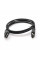 Кабель Merlion HDMI-HDMI HIGH SPEED 1.2m, v1.4, OD-7.5mm, круглий Black, коннектор Black, (Пакет) Q250