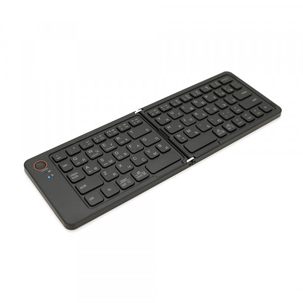 Клавіатура бездротова B023, розкладна, 67 клавіш, (Eng/Pyc), 2.4G, 280x92mm, Black, Box