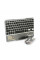 Бездротовий комплект YT-KB333 (KB+Mouse), (Eng / Pyc), 2.4G, 78 клавіш, Black/Transparent, Box