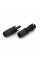 Коннектор MC4 Risin, 1500V, 65A, мідний суцільний затискач, трубчастий, під перетин 4-10мм², 0.5мом, вогнестійкість UL94-VO, IP68 Q500 Black