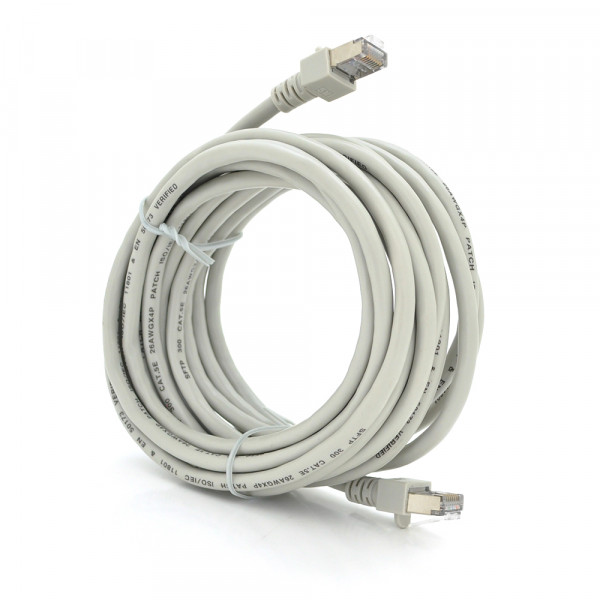 Патч-корд литий RITAR, FTP, RJ45, Cat.5e, 5m, сірий, Cu (мідь) Q200