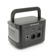 Зарядна станція Optonica B600-A1. Ємність 512Wt/h, Потужність 600Вт. Out:2xAC230, 2хDC13.3V/10A, USB-3x5V/2.4A, Type-C 100W(PD), 290х210х204мм. 7.9кг