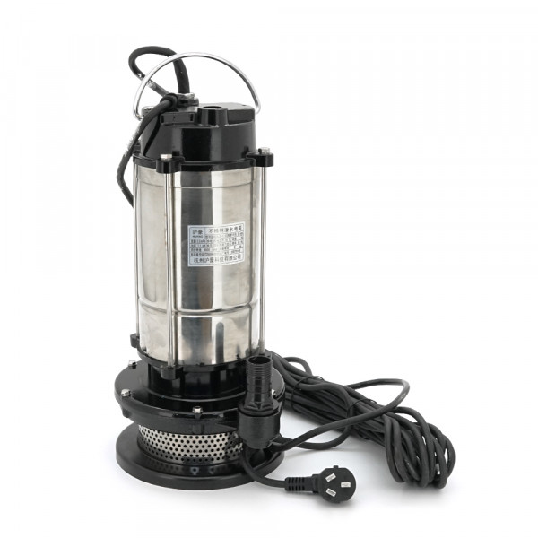 Занурювальний насос, 1500W, 220V, до 3 м³/год, підйом до 28 м, 25мм, нержавіюча сталь, 415х200х235 мм, 11.880 кг. + перехідник