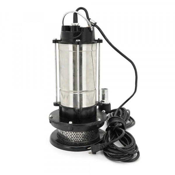 Занурювальний насос, 1800W, 220V, до 5 м³/год, підйом до 32 м, 25мм, нержавіюча сталь, 390х220х240 мм, 9.554 кг. + перехідник