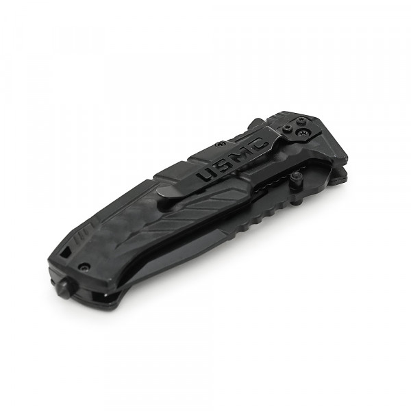 Ніж складний Browning-117, алюміній + сталь, довжина 215 мм, 200 гр, Black