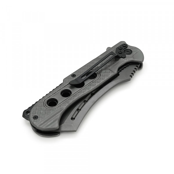 Ніж складний Browning-363, ручка сталь, довжина 228 мм, 235 гр, Grey, Box