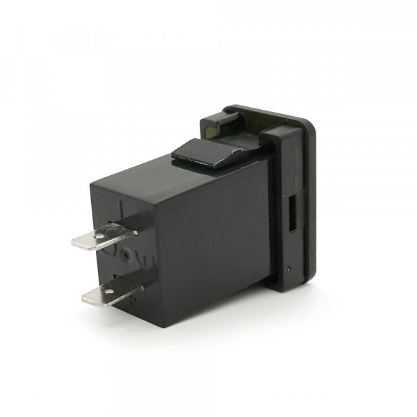 АЗУ FPUV-R, PD+QC3.0, Type-C: 30W, 5V-3A/9V-3A/12V-2.5A, USB: 18W, 5V-3.4A/9V-2A/12V-1.5A, 33x23mm, LED Red, Black